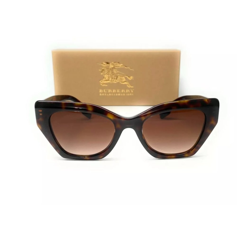 Burberry Women's Dark Havana Butterfly Sunglasses! - Picture 2 of 4